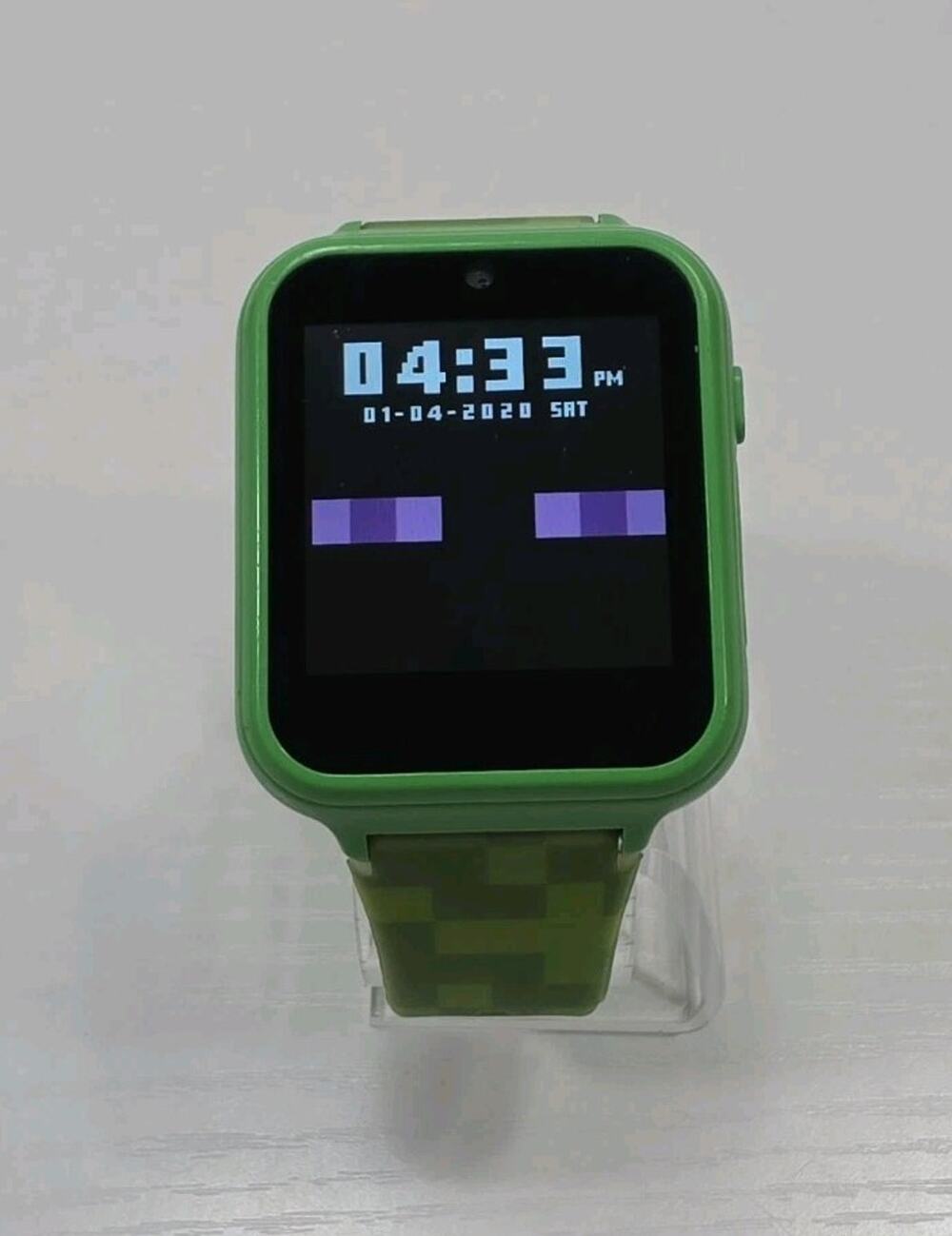 Minecraft Mojang Accutime Kids Rechargeable Digital Watch W/ Charging Cable W232